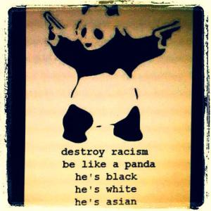 racism panda